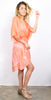 Cape Cod Mini Cascade Robe - Peach