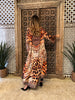 Leopard - Long Curved Robe