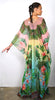Banana Palm Shaded - Slit Maxi Kaftan