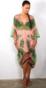 Banana Palm Pink - Mid Thigh Poncho