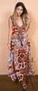 Leopard - Drawstring Slit Dress