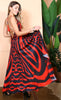 Regal Zebra - Maxi Dress