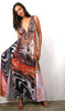Hot Lava - Drawstring Slit Dress