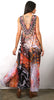 Hot Lava - Drawstring Slit Dress