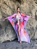 Flower Burst  - Side Drape Kaftan