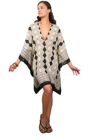 Diamond - Mid Length Cotton Kaftan