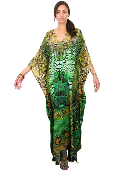 Poison Ivy - Lace Up Kaftan