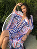 Liberty Art Deco - Slit Maxi Poncho