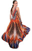 Feather Bonnet - High Low Ruffle Dress