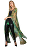 Poison Ivy  - Long Open Kaftan