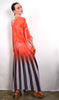 Blush Fan - Side Drape Maxi Kaftan