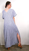Linen - Long Open Front Kaftan