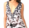 Snow Tiger - High Low Ruffle Dress