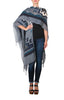 Tahoe Open Front Poncho - Blue Boot