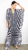 Zebra - Eiffel Maxi Poncho Kaftan